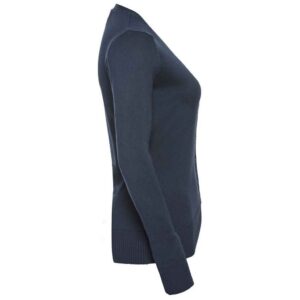 Russell Athletic Collection Ladies Cotton Acrylic V Neck Cardigan