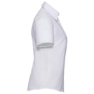 Russell Athletic Collection Ladies Short Sleeve Easy Care Oxford Shirt