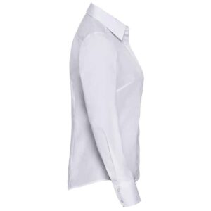 Russell Athletic Collection Ladies Long Sleeve Fitted Poplin Shirt