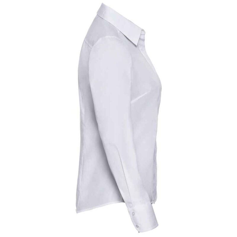 Russell Athletic Collection Ladies Long Sleeve Fitted Poplin Shirt