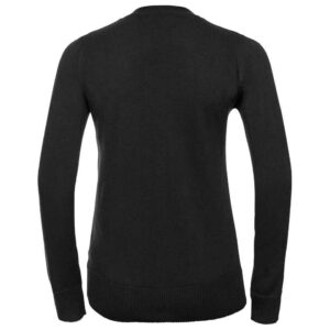 Russell Athletic Collection Ladies Cotton Acrylic V Neck Cardigan