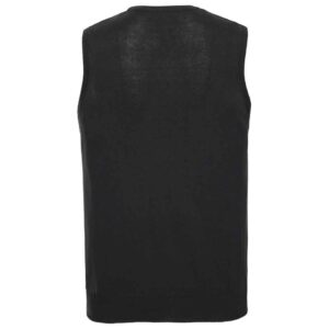 Russell Athletic Collection Sleeveless Cotton Acrylic V Neck Sweater