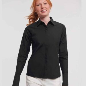 Russell Athletic Collection Ladies Ultimate Stretch Shirt