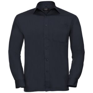 Russell Athletic Collection Long Sleeve Easy Care Poplin Shirt