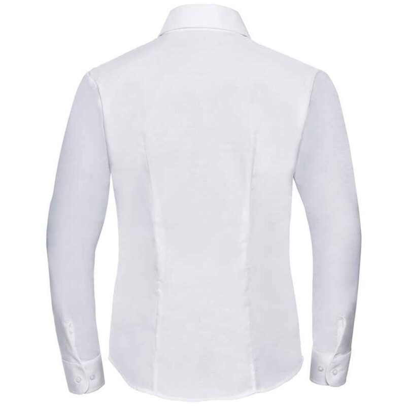 Russell Athletic Collection Ladies Long Sleeve Easy Care Oxford Shirt
