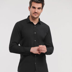 Russell Athletic Collection Long Sleeve Ultimate Stretch Shirt