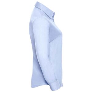 Russell Athletic Collection Ladies Long Sleeve Easy Care Oxford Shirt