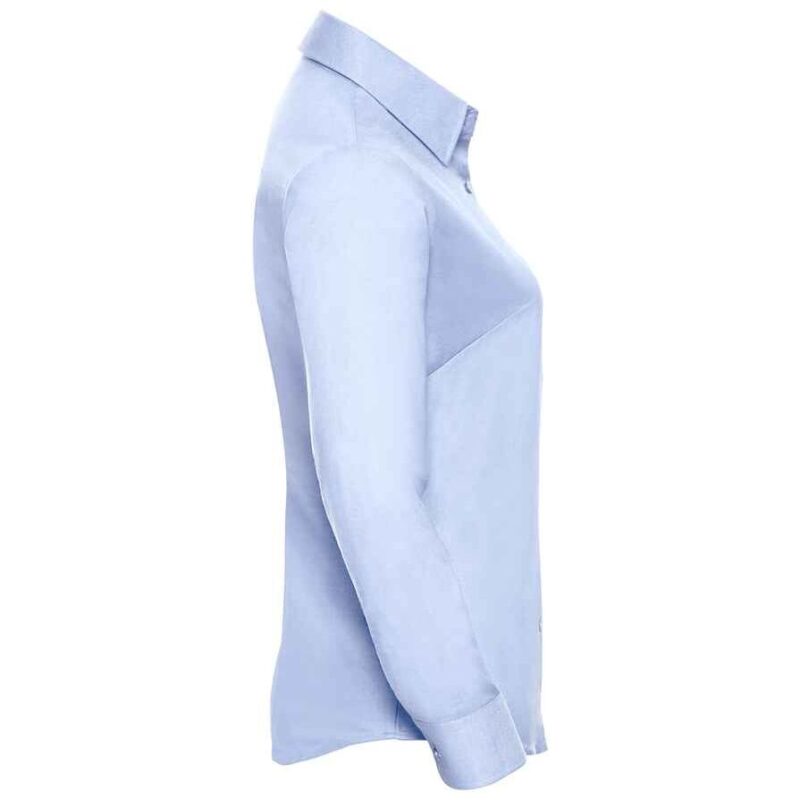 Russell Athletic Collection Ladies Long Sleeve Easy Care Oxford Shirt