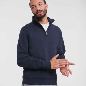 Russell Athletic Authentic Zip Neck Sweatshirt