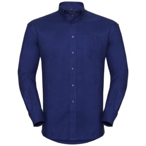 Russell Athletic Collection Long Sleeve Easy Care Oxford Shirt