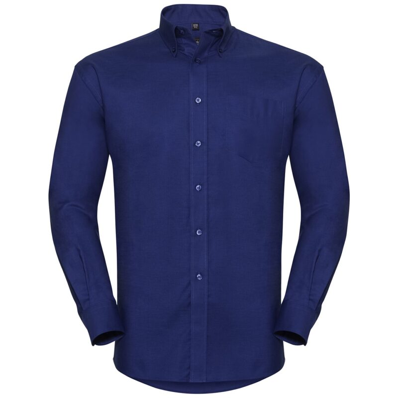Russell Athletic Collection Long Sleeve Easy Care Oxford Shirt