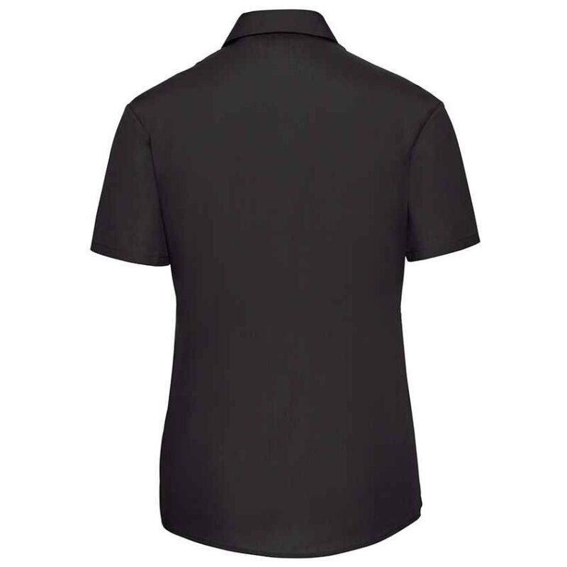 Russell Athletic Collection Ladies Short Sleeve Easy Care Poplin Shirt