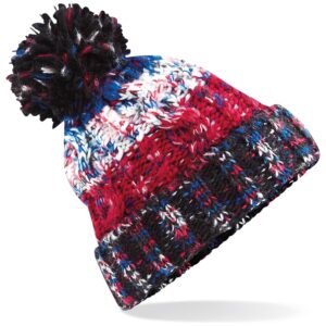 Beechfield Corkscrew Pom Pom Beanie