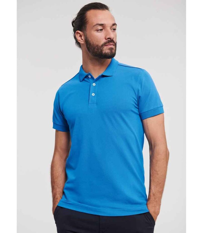 Russell Athletic Stretch Pique Polo Shirt