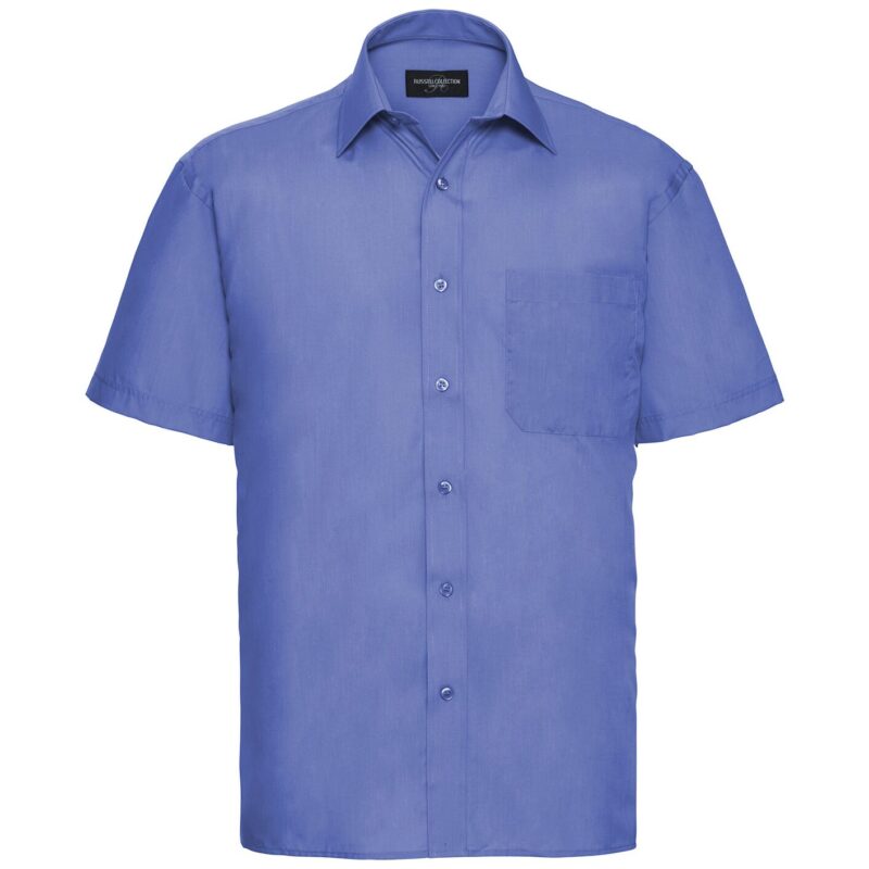 Russell Athletic Collection Short Sleeve Easy Care Poplin Shirt