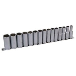 Neilsen Socket Set - 15 Piece 1/2" 12 Point Drive