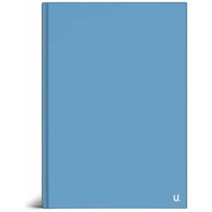 U.Stationery A6 Hardback Ruled Notebook Blue Journal Planner Writing