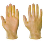 Supertouch Powdered Vinyl Gloves Yellow