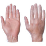 Supertouch Powdered Vinyl Gloves Clear