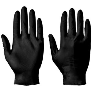 Supertouch Powderfree Nitrile Gloves Black Medical