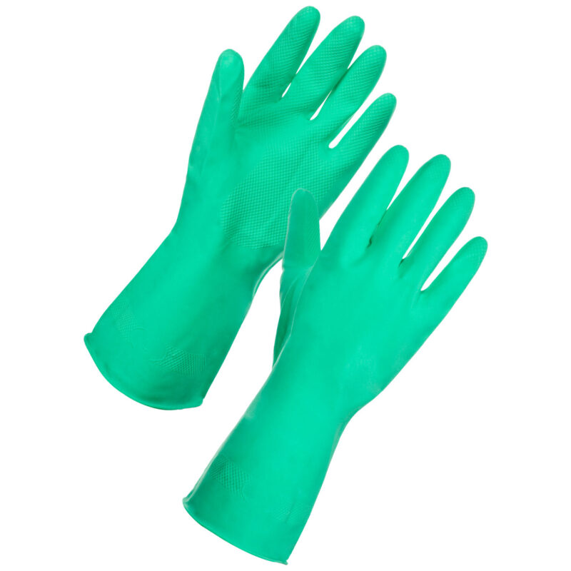 Supertouch Household Latex Cleaning Gloves - Green