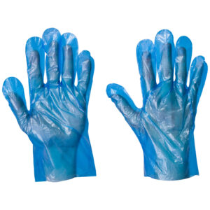 Supertouch PE Disposable Gloves Blue