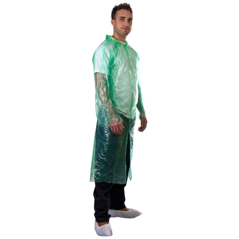 Supertouch PE Visitors Coats - Green