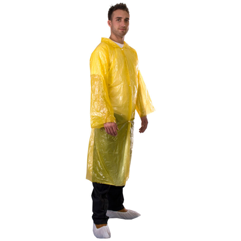 Supertouch PE Visitors Coats - Yellow
