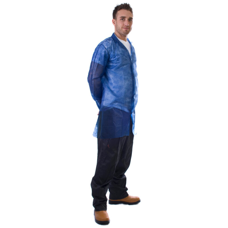 Supertouch Non-Woven Coats Popper - Blue