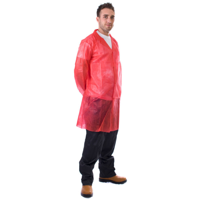 Supertouch Non-Woven Coats Popper - Red