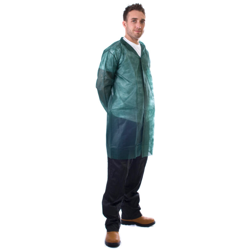 Supertouch Non-Woven Coats Velcro - Green