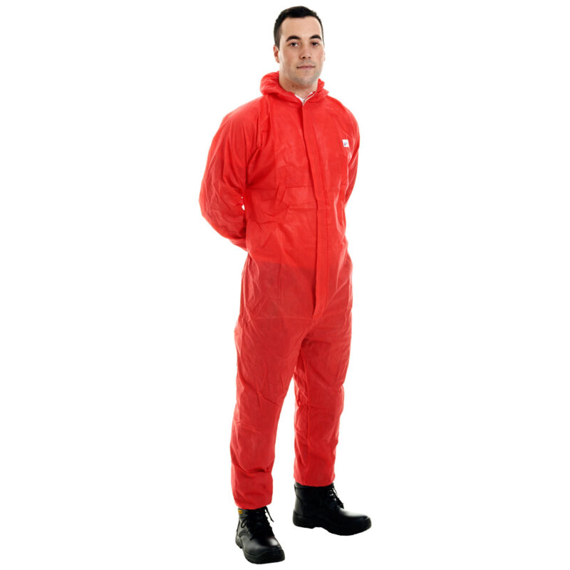 Supertouch Supertex® SMS Type 5/6 Coverall - Red