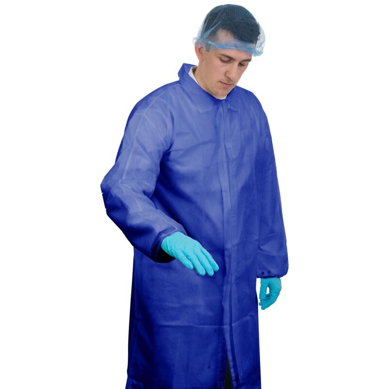 Supertouch Velcro Non-Woven Coats - Blue