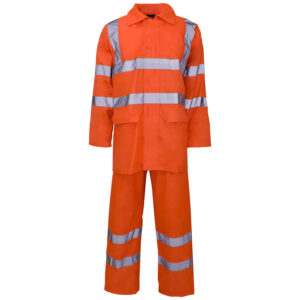 Supertouch Polyester/PVC Reflective Rainsuit - Yellow