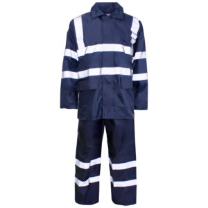 Supertouch Polyester/PVC Reflective Rainsuit - Yellow