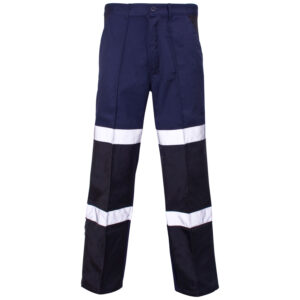 Supertouch Yellow Ballistic Trousers - Navy
