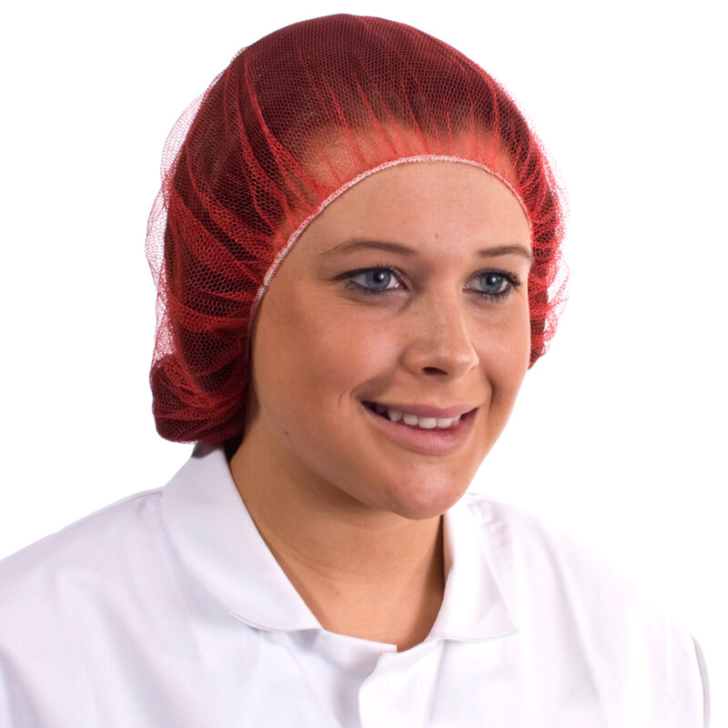 Supertouch Mesh Hairnet - Red