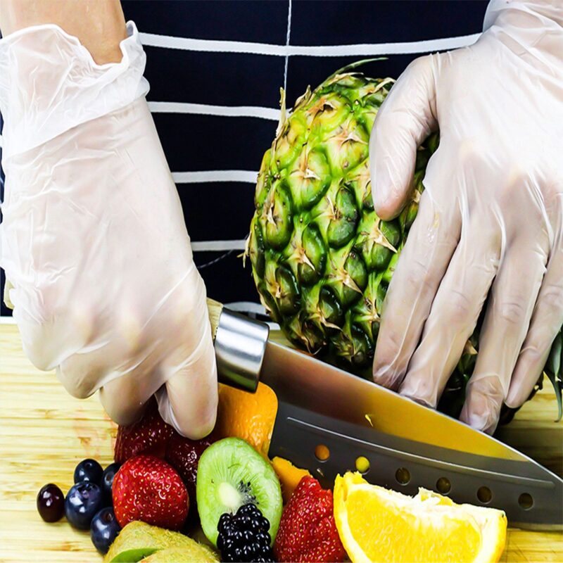 Aurelia Delight Clear Disposable Vinyl Gloves - Powder Free