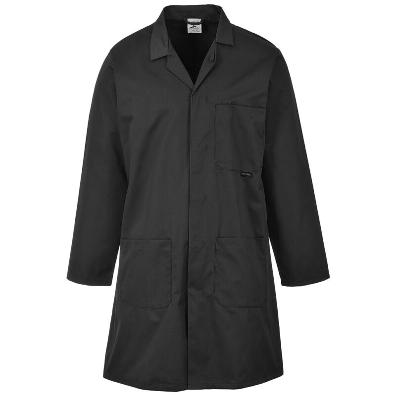 Portwest Lab Coat - Black