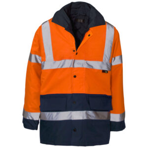 Supertouch Hi Vis Orange 2 Tone Parka