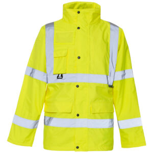 Supertouch Hi Vis Yellow Breathable Jacket