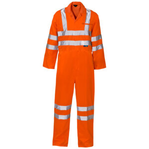 Supertouch Hi Vis Orange Coverall