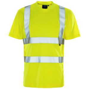 Supertouch Hi Vis Yellow Bird Eye T-Shirt