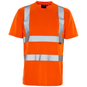 Supertouch Hi Vis Orange Bird Eye T-Shirt