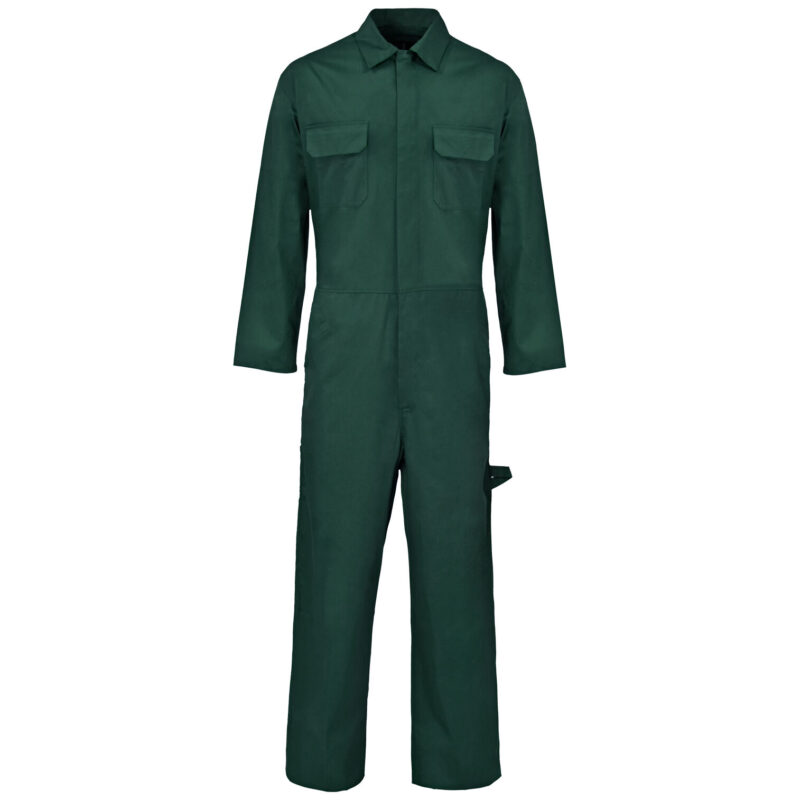 Supertouch Basic Polycotton Coverall - Bottle Green