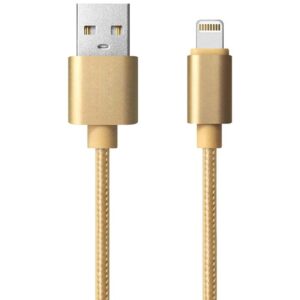 Braided USB to Lightning Cable Apple Compatible 3M Black