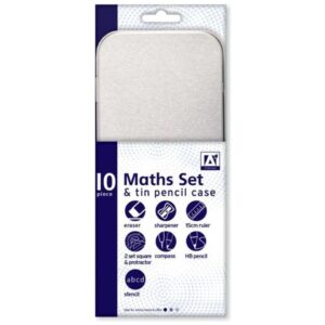 U. Maths Set & Pencil With Tin Case