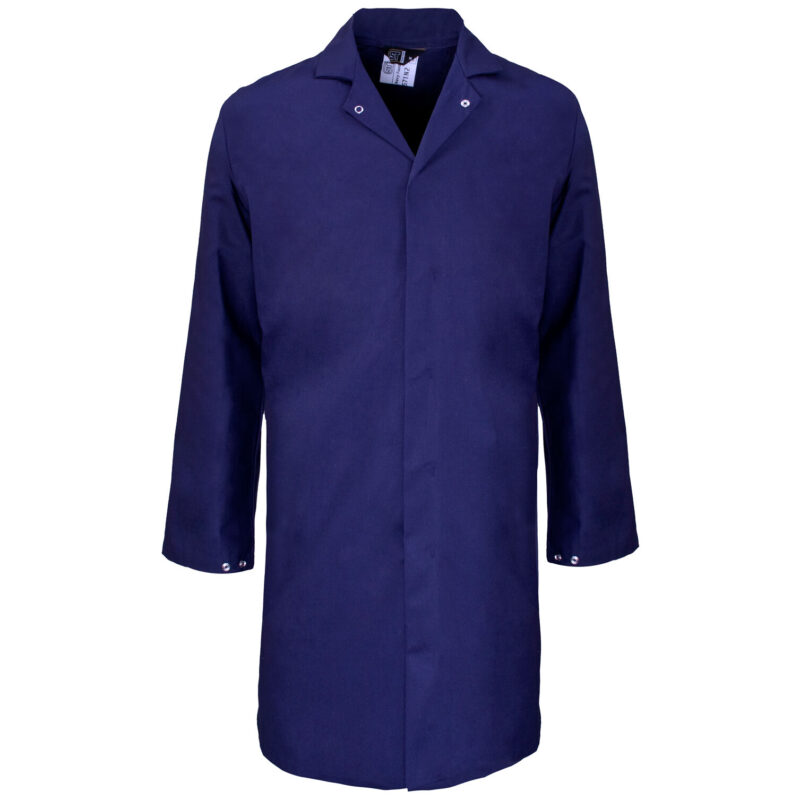 Supertouch Polycotton Food Coat - Navy