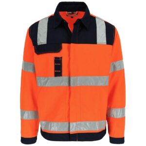 Herock Hydros Hi Vis Jacket (Orange / Navy)