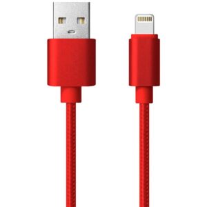 Braided USB to Lightning Cable Apple Compatible 3M Black